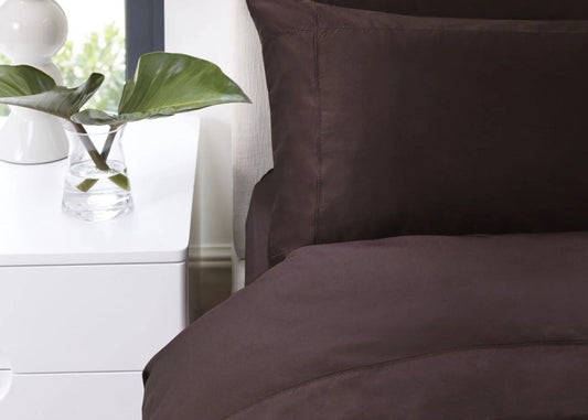 Jasper Conran "500 Thread Count Supima" Duvet Cover in Chocolate