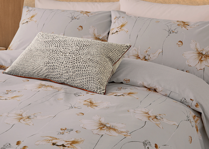 Nalu by Nicole Scherzinger "Alaula" Duvet Cover Set in Stone & Sunset