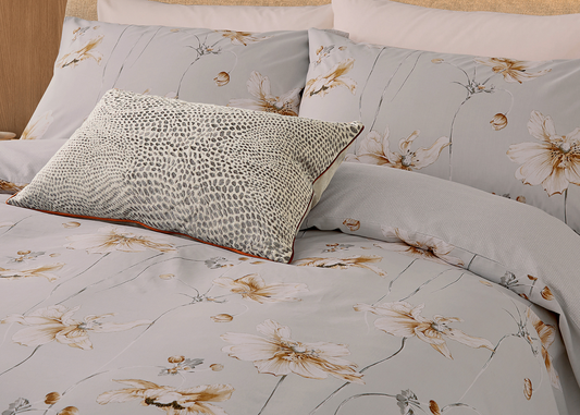 Nalu by Nicole Scherzinger "Alaula" Duvet Cover Set in Stone & Sunset