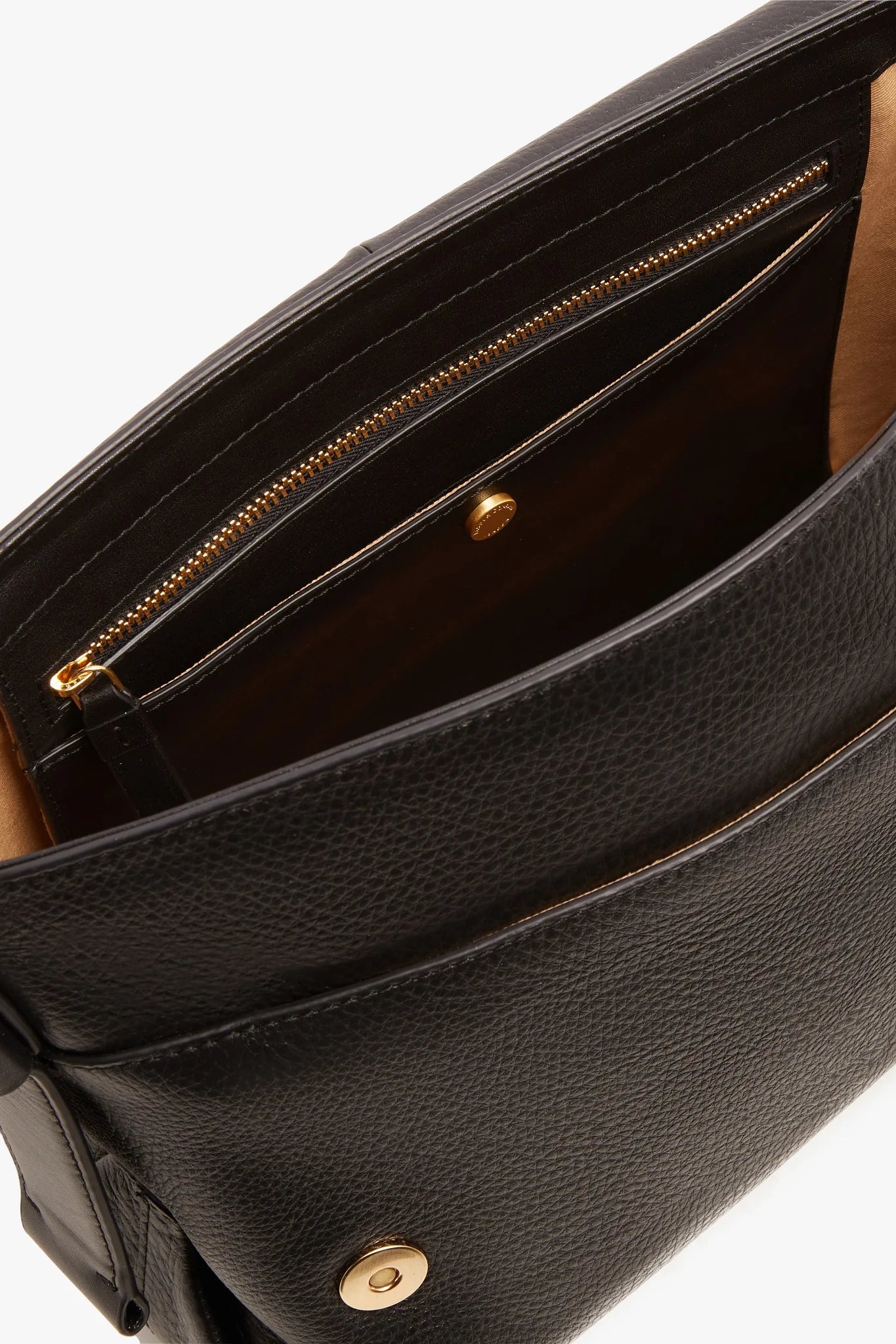 Jasper Conran Beatrix Leather Flap Messenger