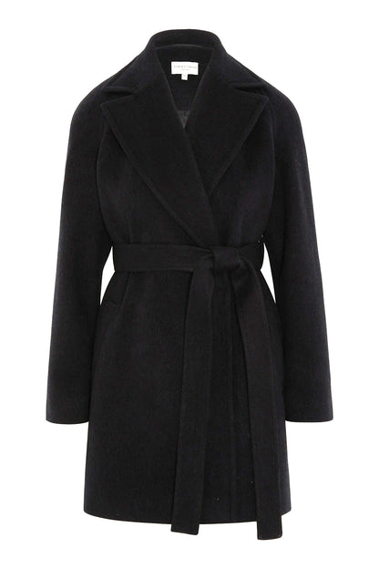 Jasper Conran "Geraldine" Wool Blend Mid-Length Coat