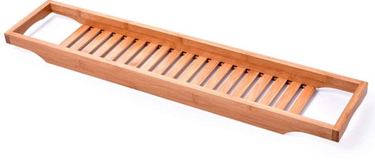 Linen Obsession Bamboo Bath Caddy
