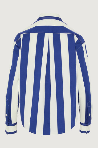 Jasper Conran "Floretta" Striped Button Through Cotton Shirt