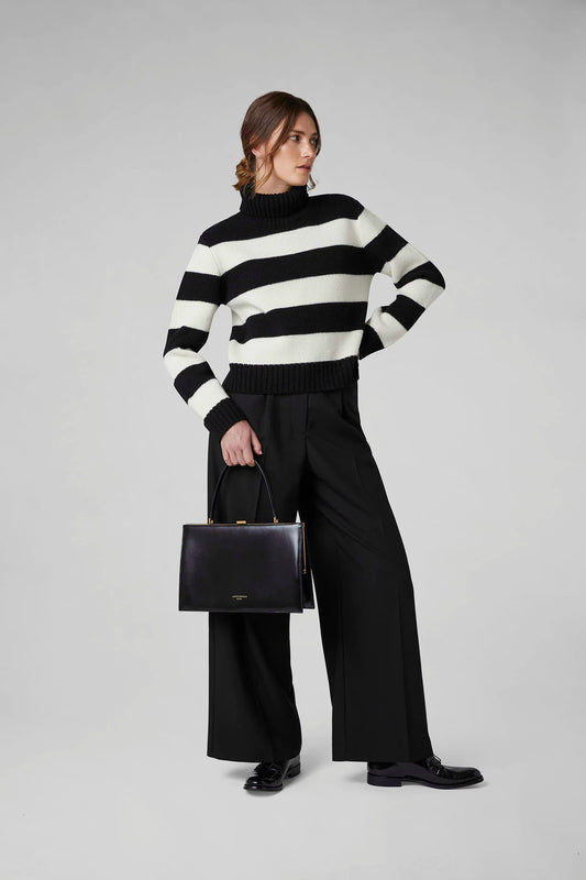 Jasper Conran "Gemma" Chunky Roll Neck Striped