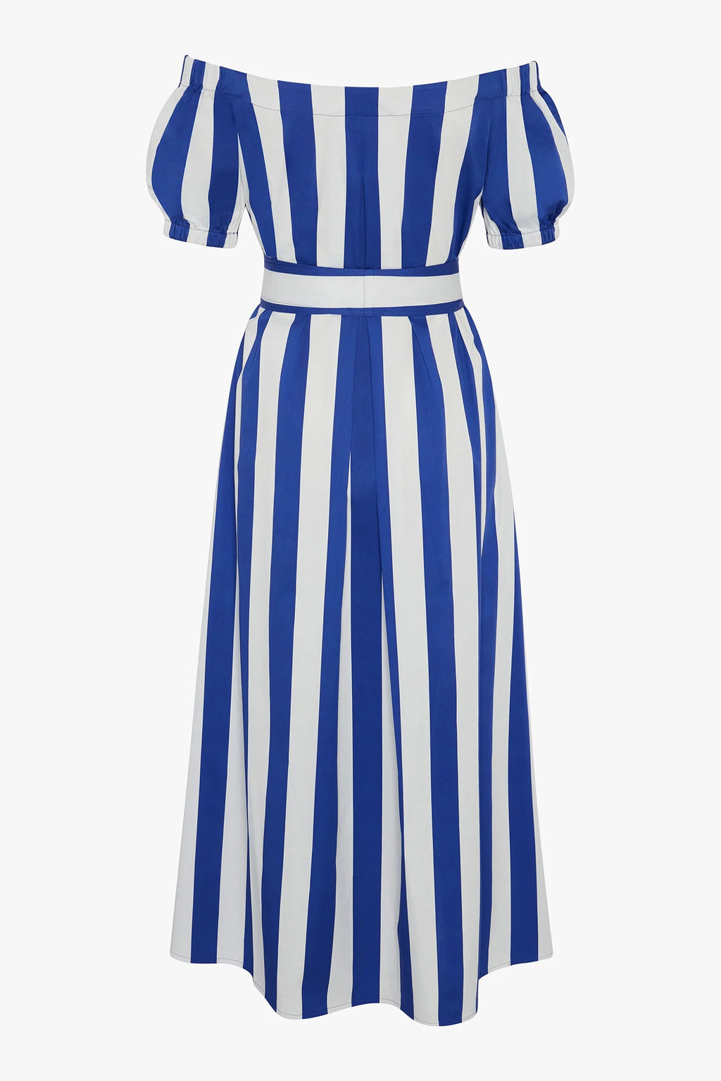 Jasper Conran "Hallie" Bardot A-Line Striped Dress