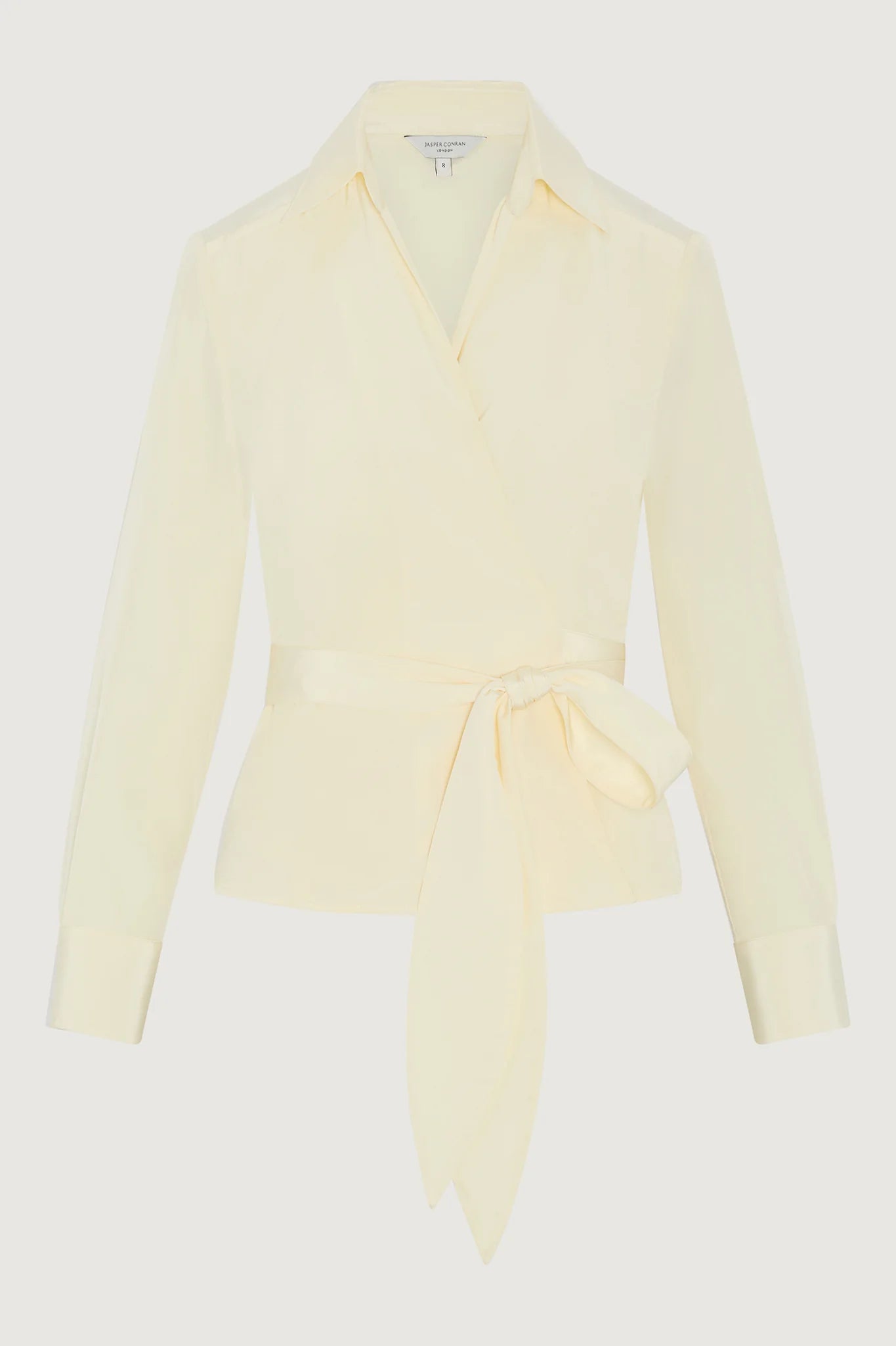 Jasper Conran "Genevieve" Silk Wrap Shirt