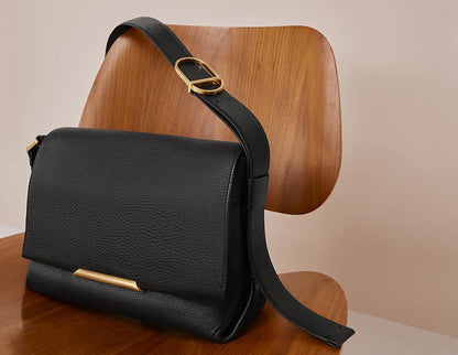 Jasper Conran Beatrix Leather Flap Messenger