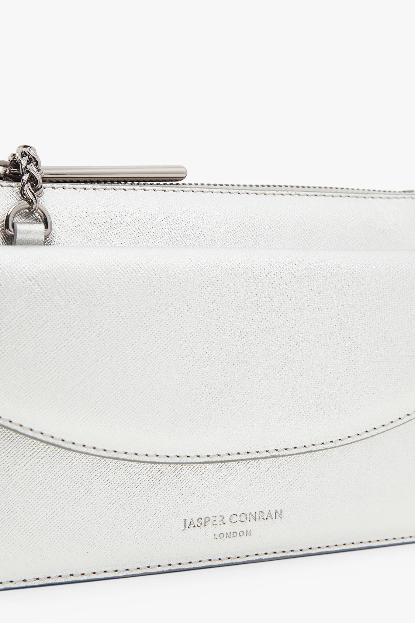 Jasper Conran Francine Leather Chain Clutch