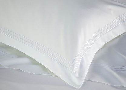Christy "500TC Luxury Supima" Bed Linen with White Triple Embroidery