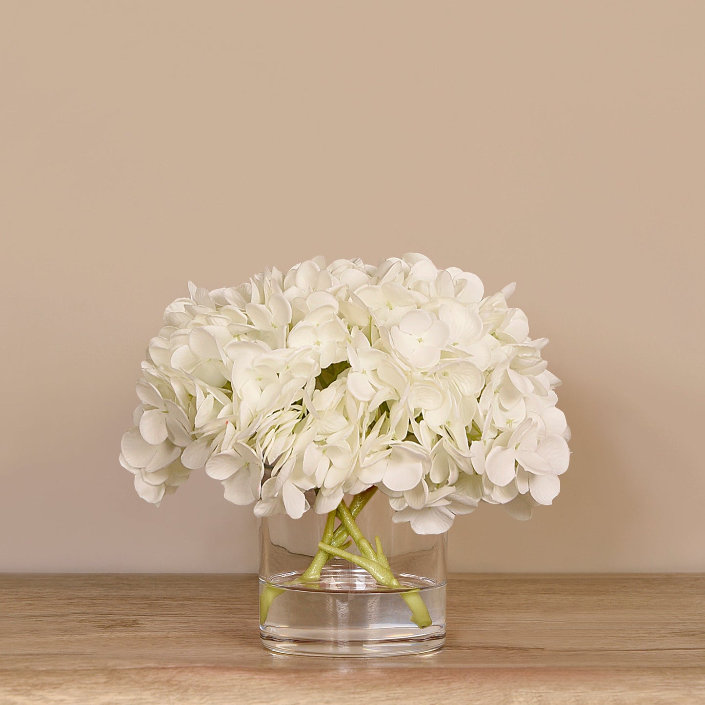 Linen Obsession "Hydrangea" Plant in White