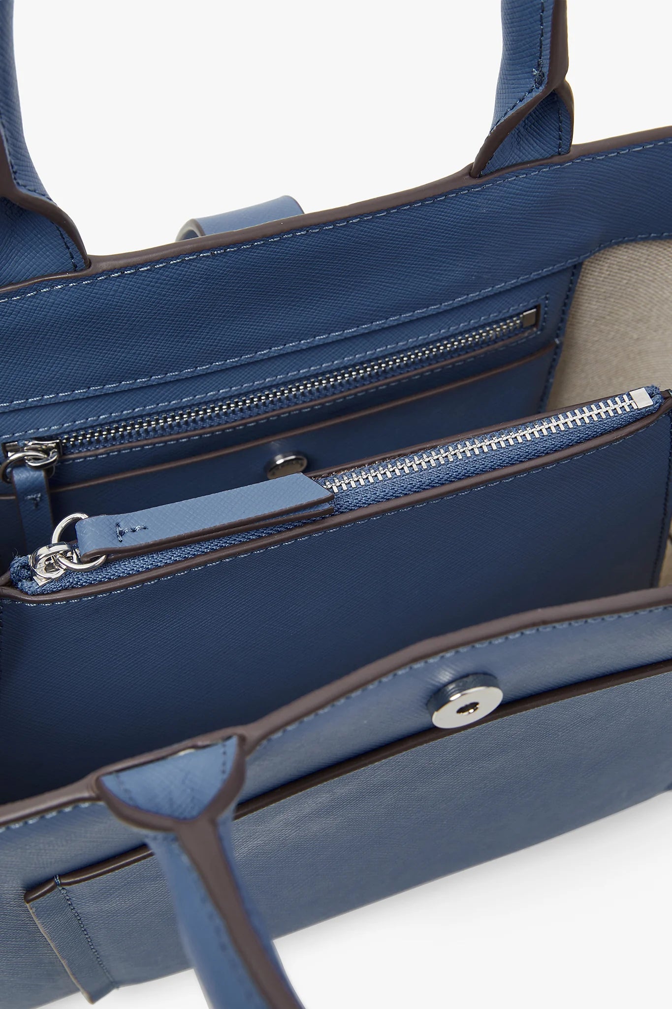 Jasper Conran "Bee" Mini Grab Cross Body in Blue