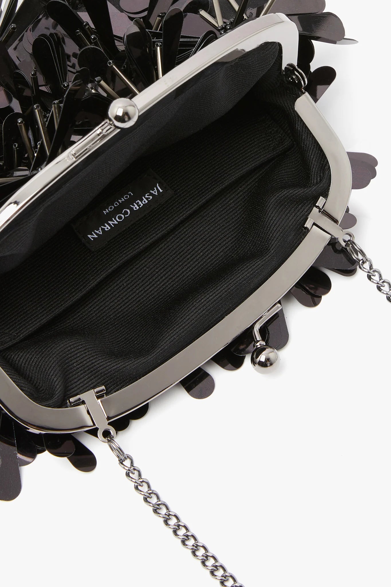 Jasper Conran "Giavanna" Sequin Clutch in Black