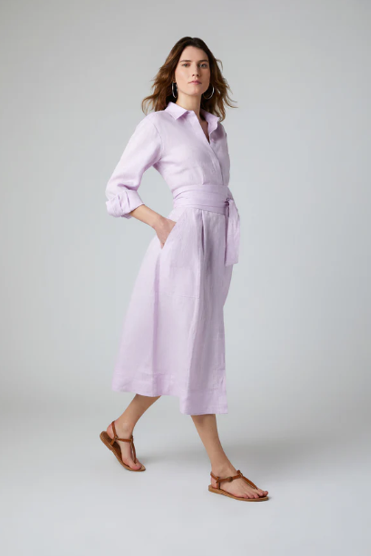 Jasper Conran "Delilah" Linen Shirt Dress