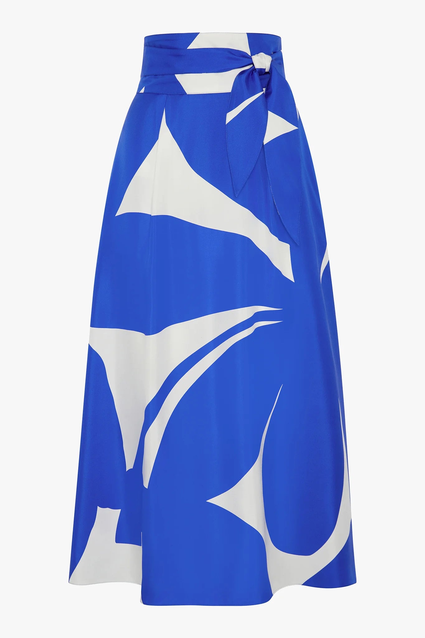 Jasper Conran "Gail" Silk Twill Printed Maxi Skirt