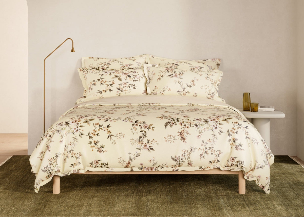 Allegra Duvet Cover Set in Buttermilk
