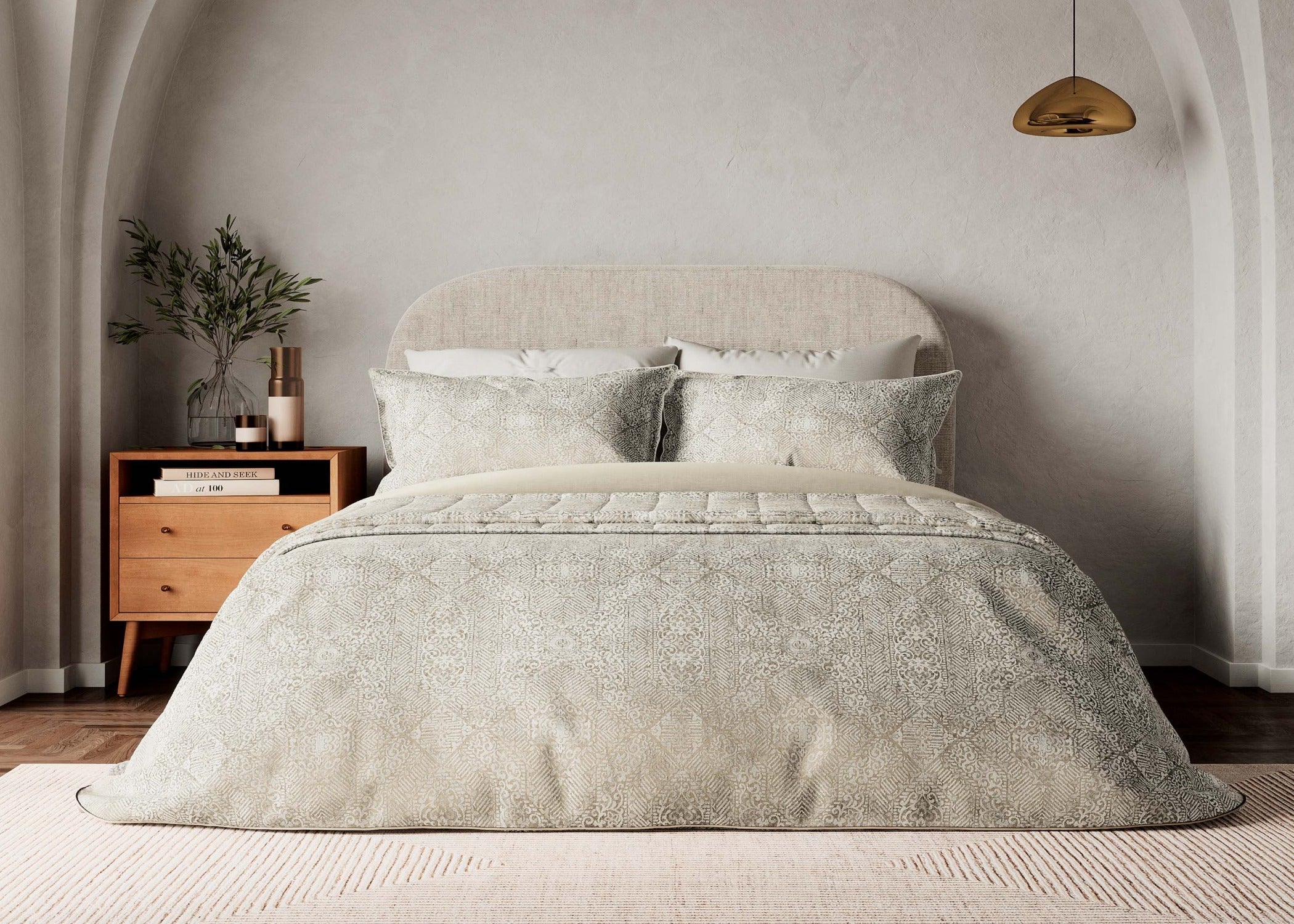 Bedeck of Belfast "Etana" Duvet Cover Sets in Gold