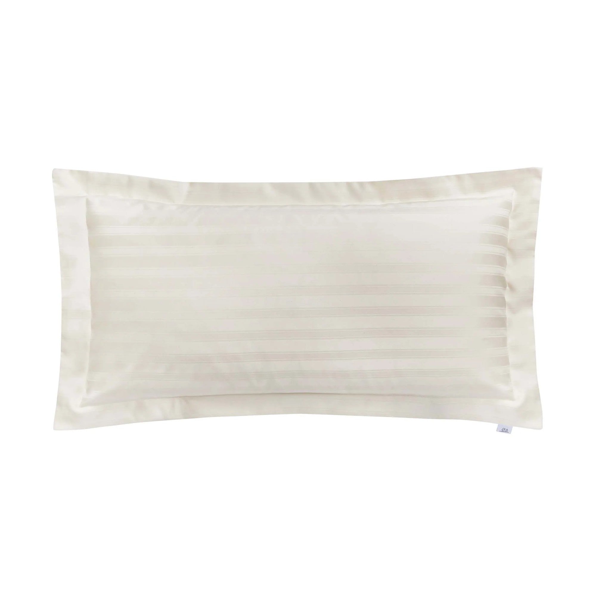 Adan 1000TC Egyptian Cotton Stripe Pillowcase in Chalk (Cream)