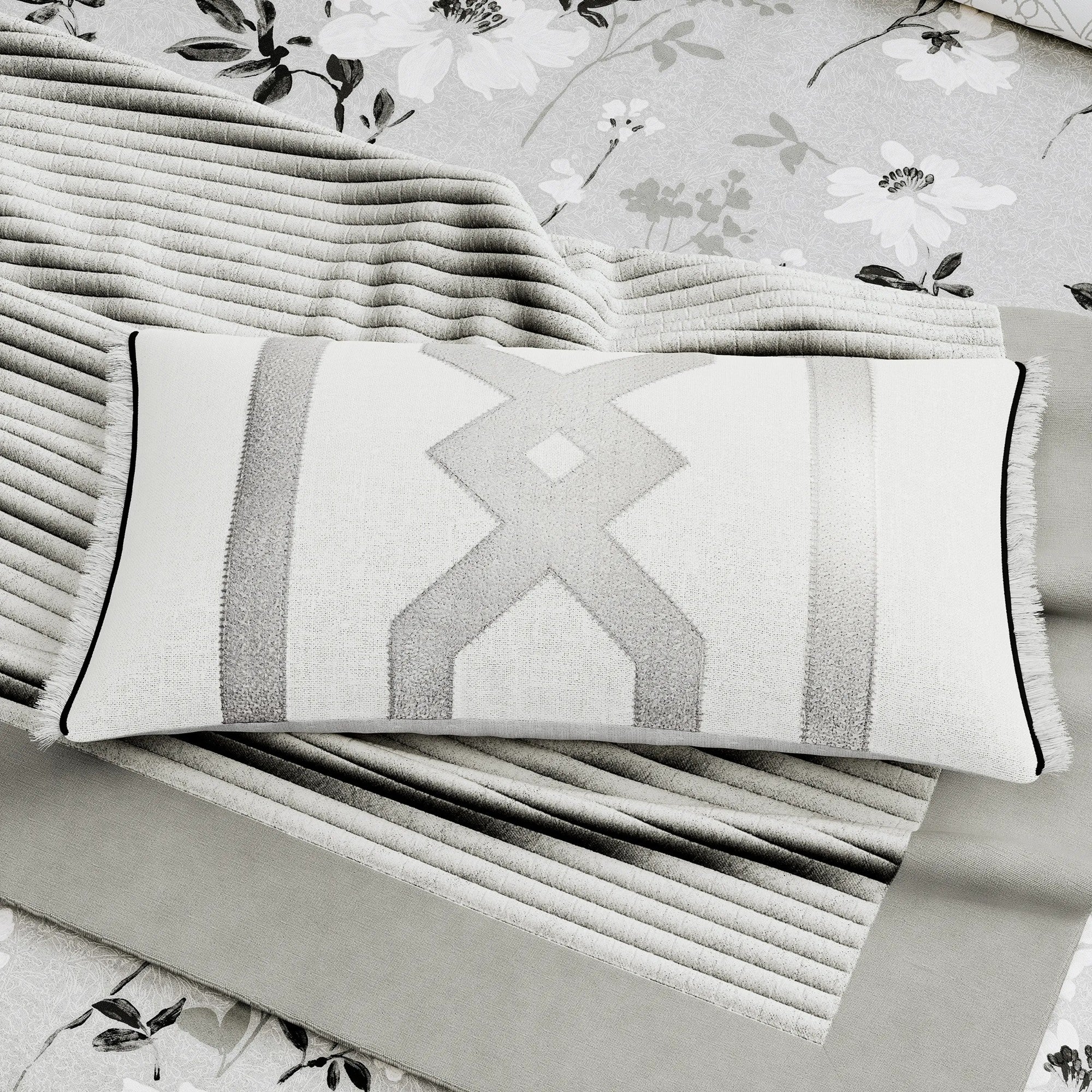 Sefa Filled Cushion in Silver
