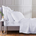 1000TC Egyptian Cotton Sateen Fitted Sheet in White