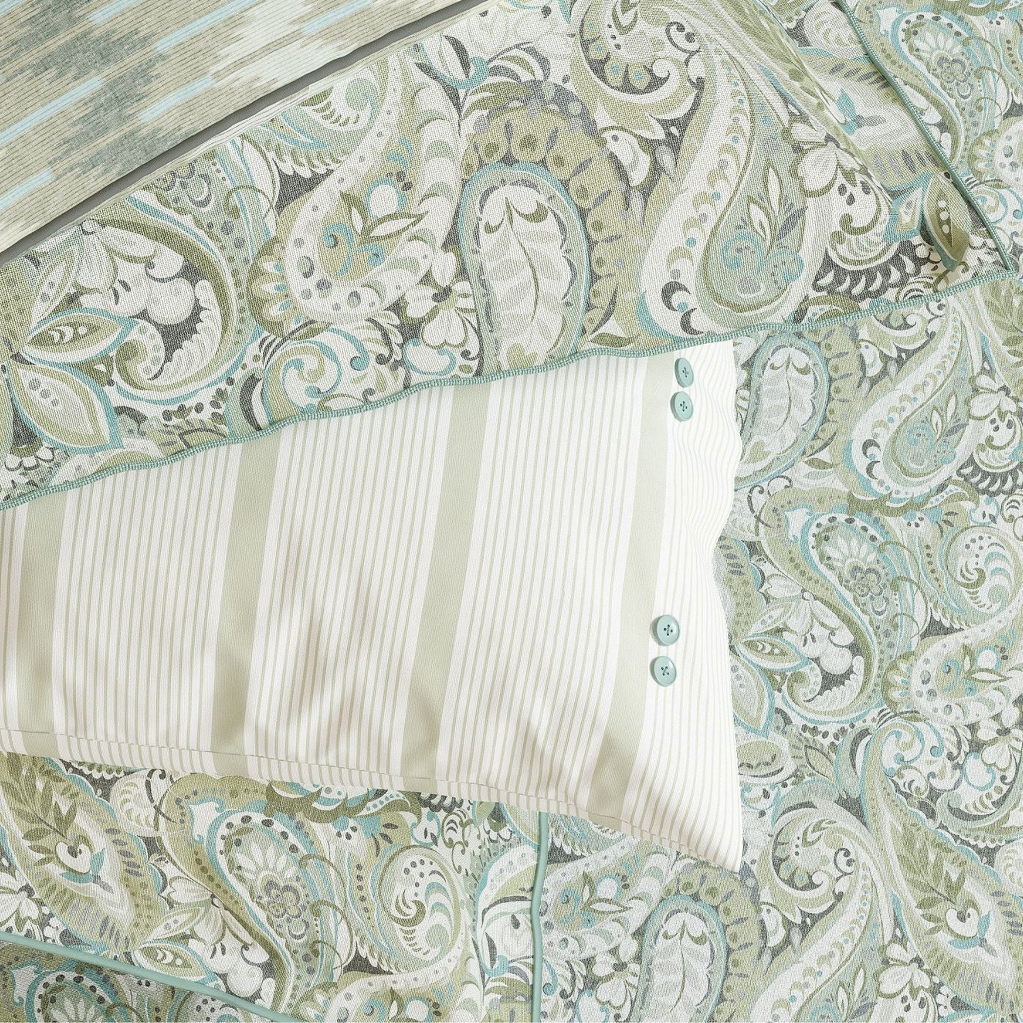 Alessie Duvet Cover Set in Green