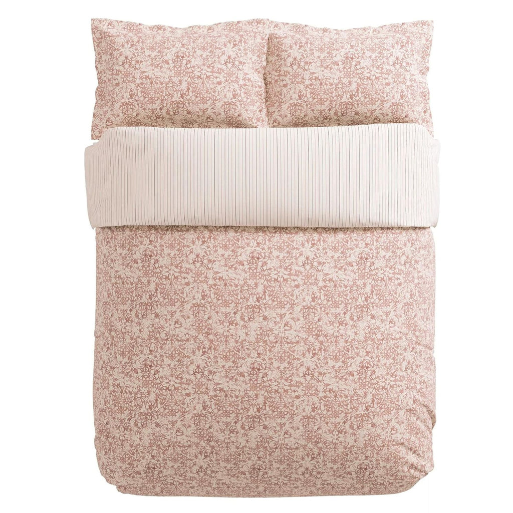 Celina Duvet Cover Set in Coral