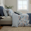 Bedeck of Belfast "Delphine" Duvet Cover and Oxford Pillowcase in Chambray Blue
