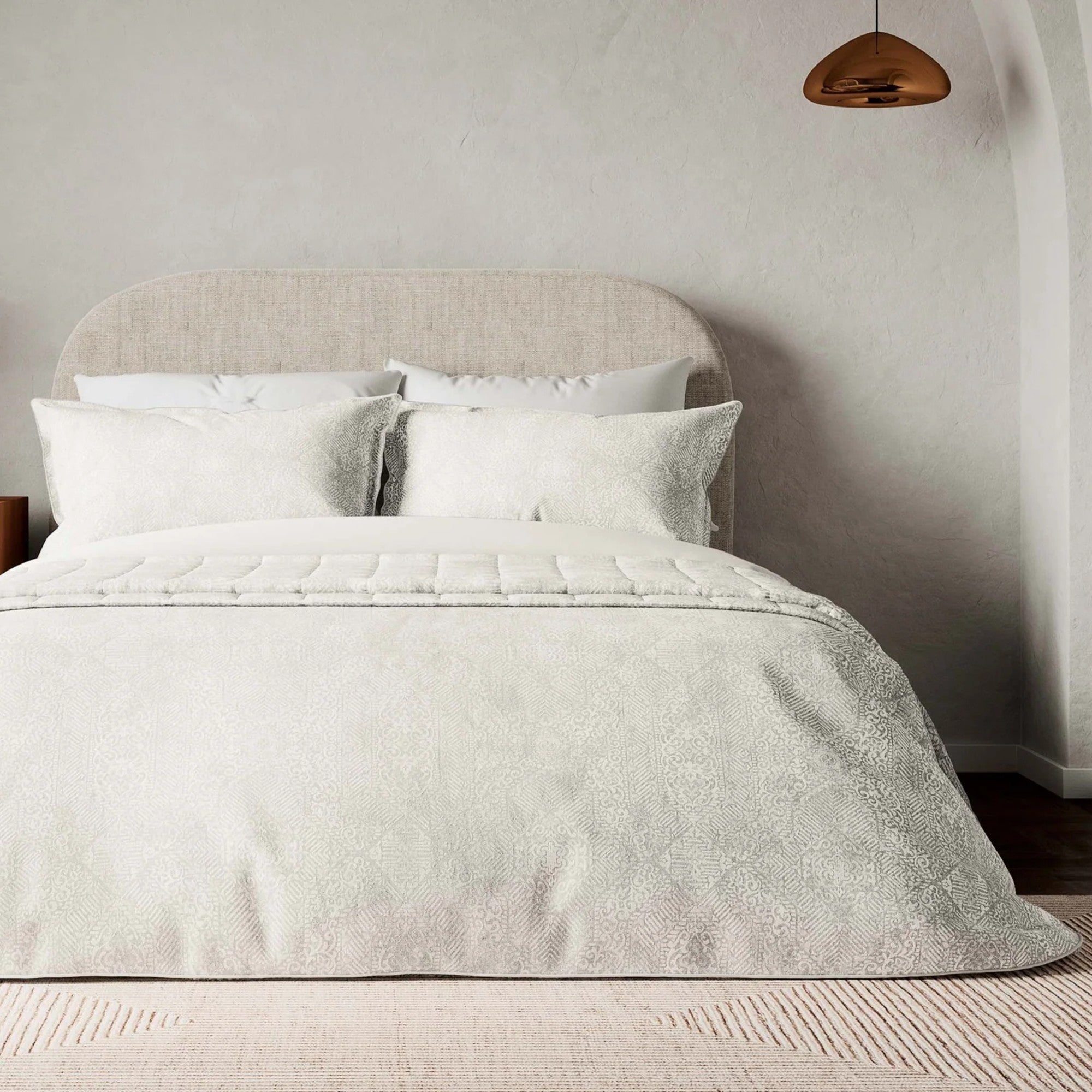 Bedeck of Belfast "Etana" Duvet Cover in White