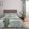 Kadir Duvet Cover Set in Sage