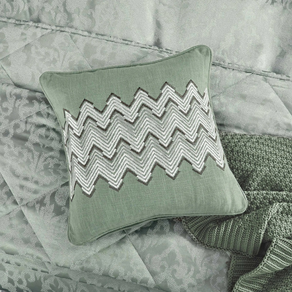 Kadir Duvet Cover Set in Sage