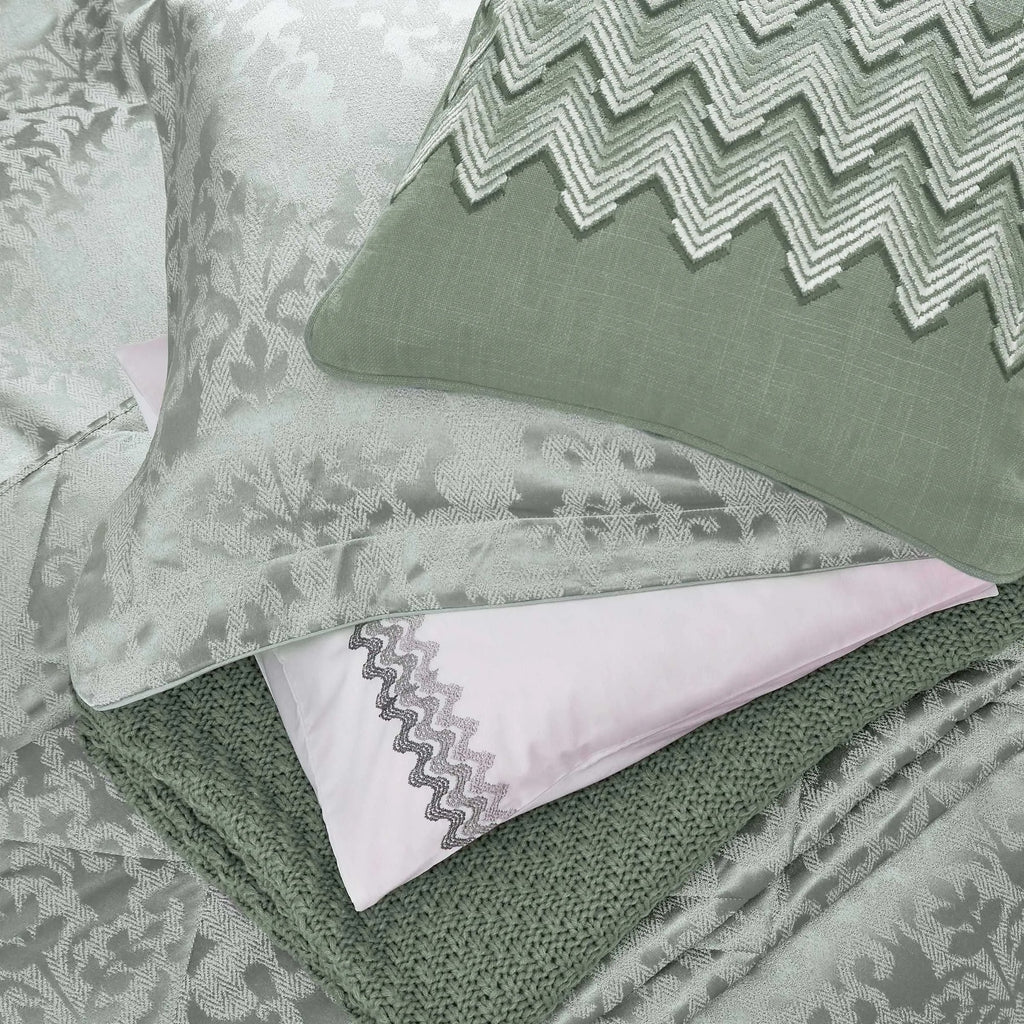 Kadir Duvet Cover Set in Sage