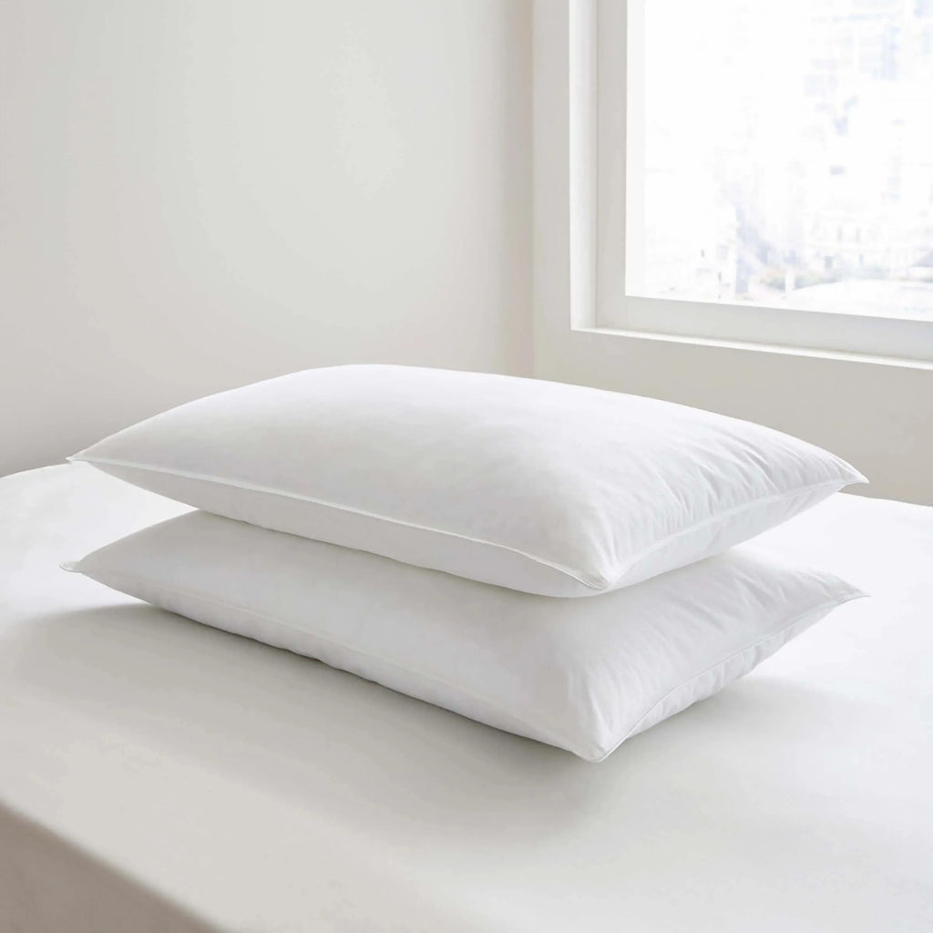 Luxury Microfibre Filled Pair Pillows in White