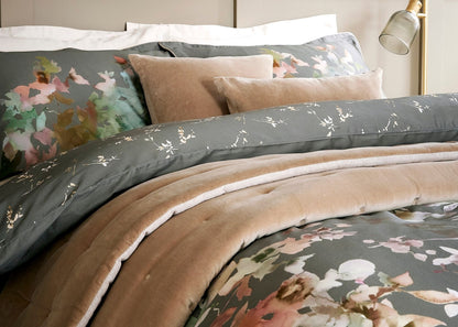Christy "Botanical" Duvet Cover Sets in Forest