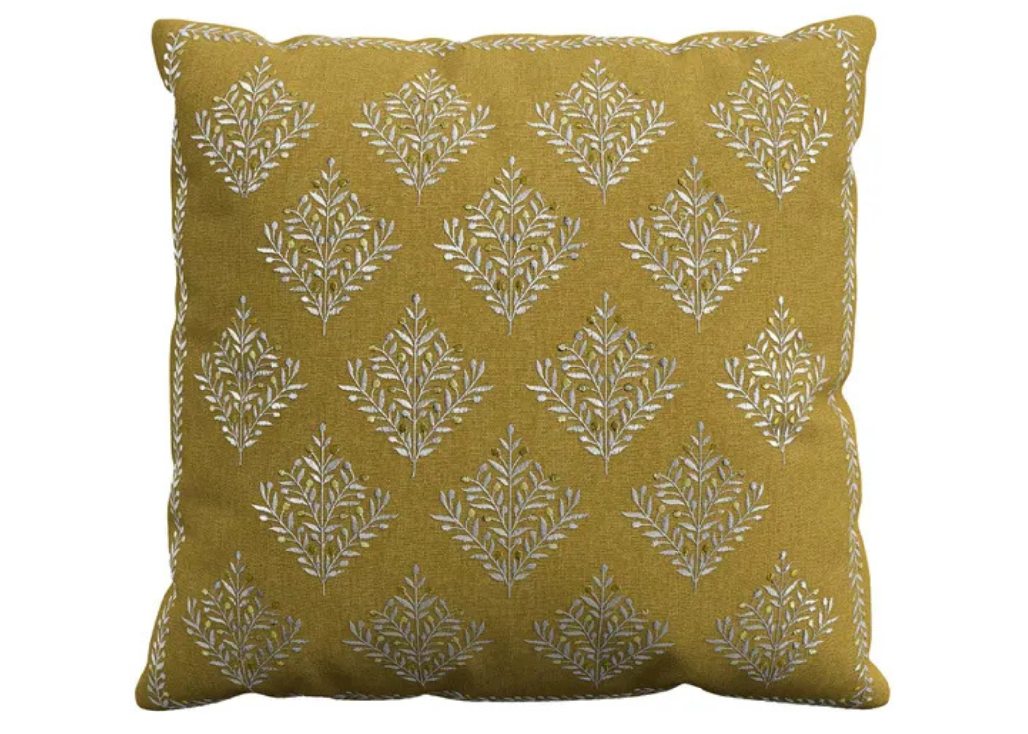 Sanderson "Catherinae" Duvet Cover Set in Hay (Gold)