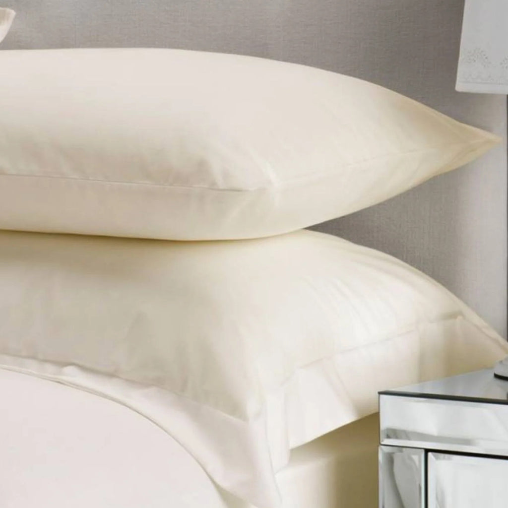 400TC Sateen Duvet Cover in Ivory