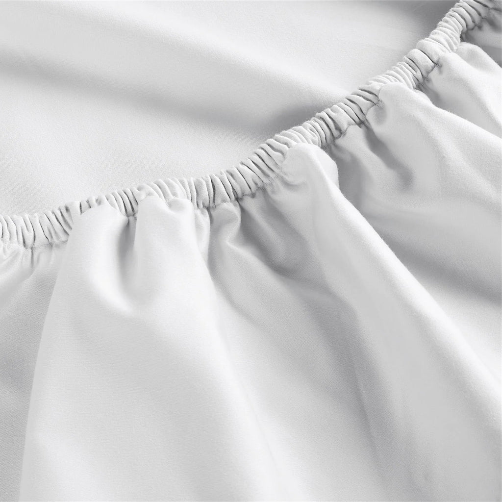 500 TC Hygro Fitted Sheet in White