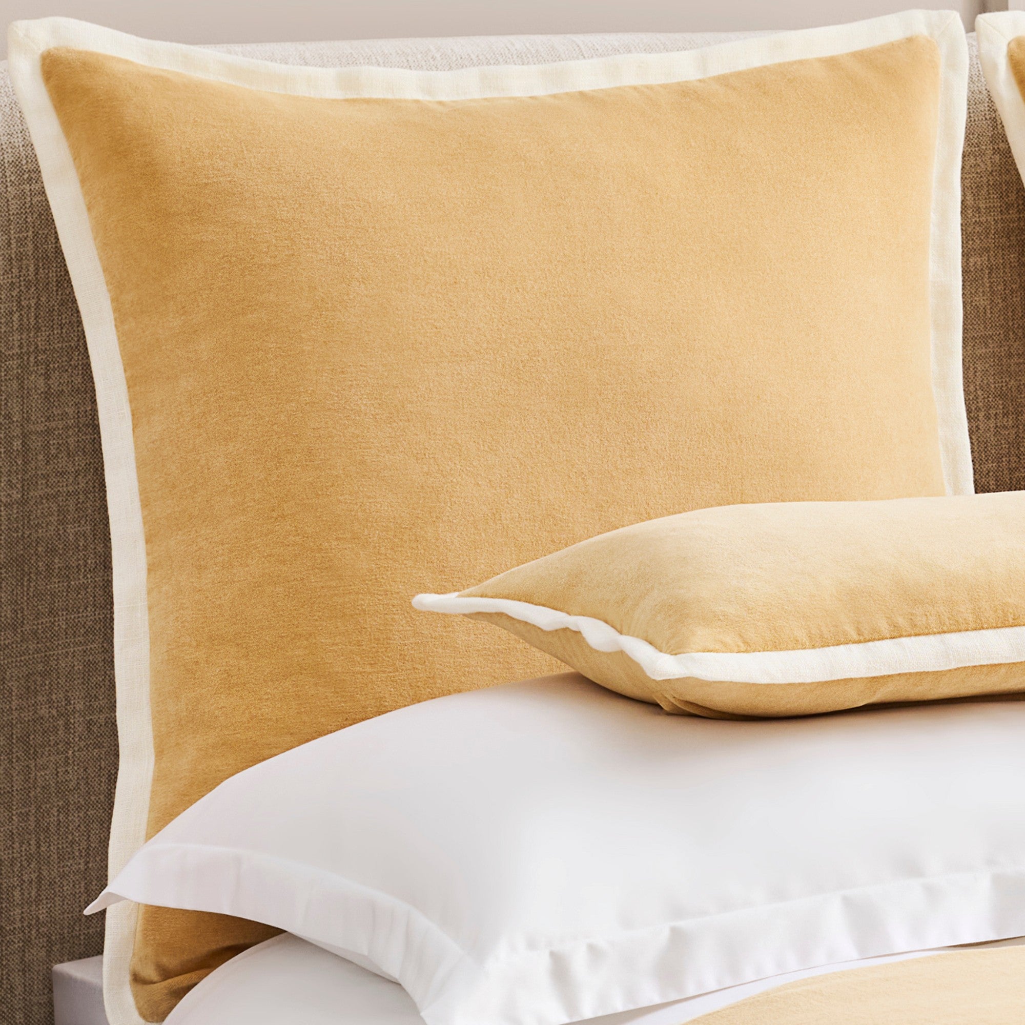 Eltham Decorative Filled Cushion in Camel