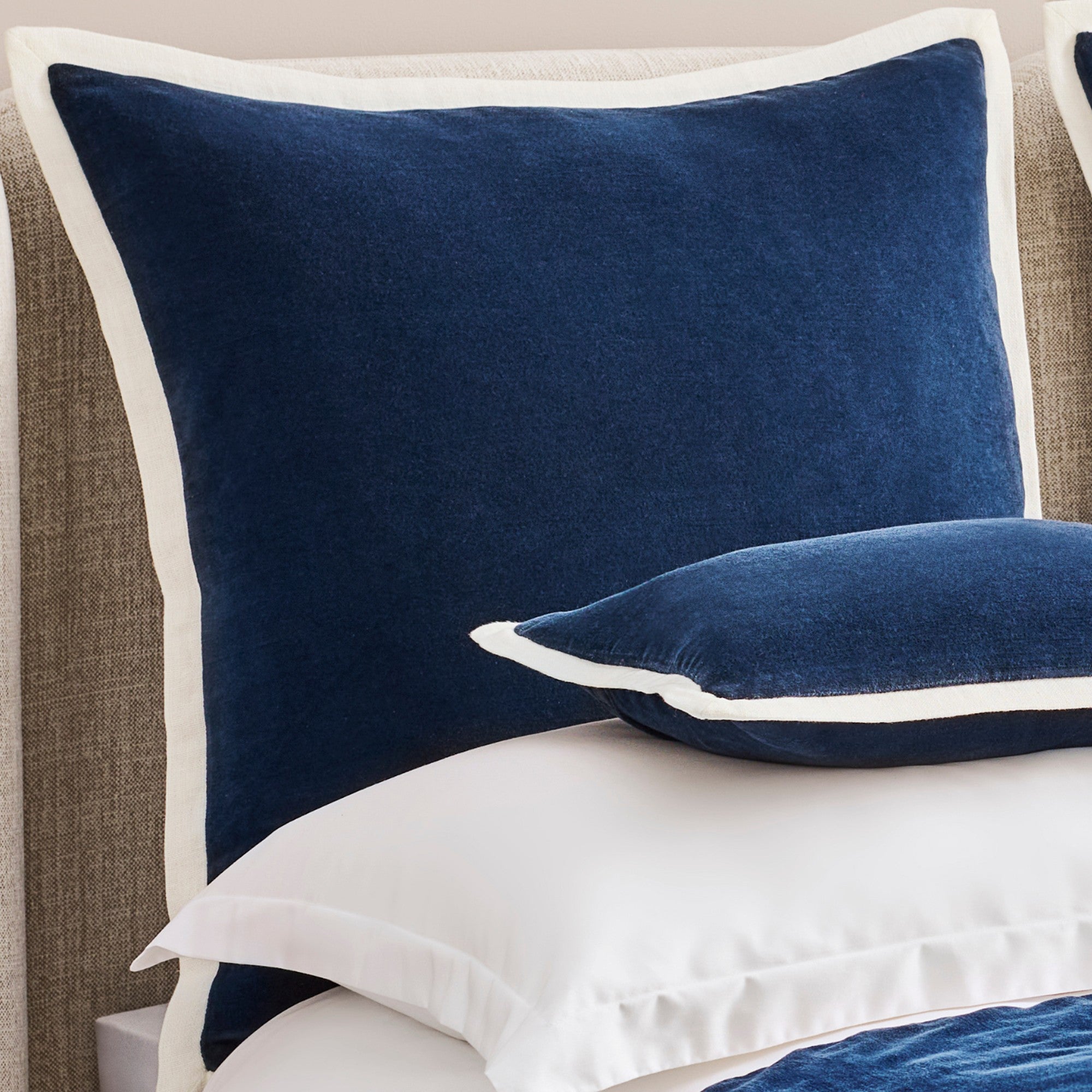Eltham Decorative Filled Cushion in Navy