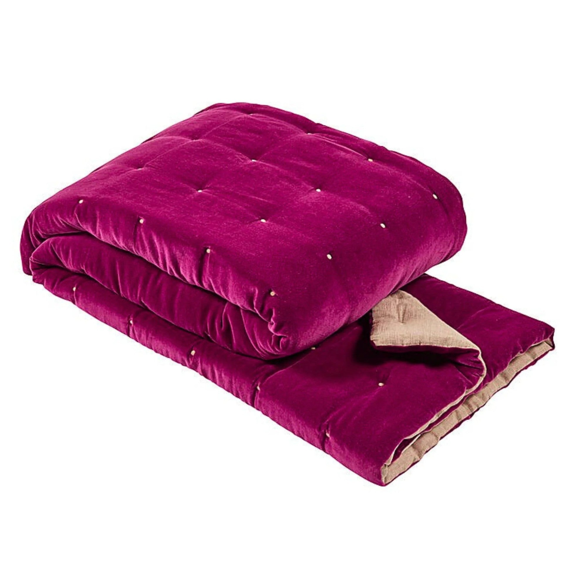 Jaipur Throws in Magenta (Dark-Pink)