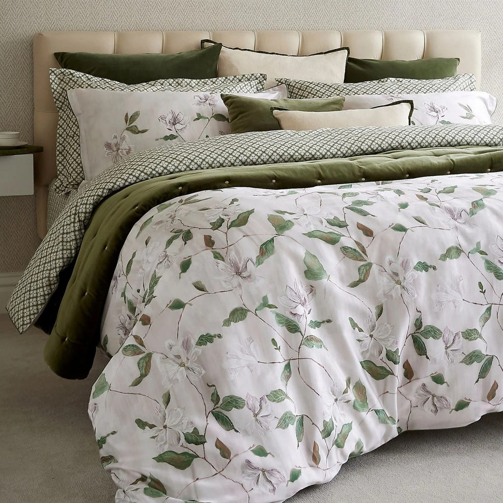 Magnolia Duvet Cover Sets in Olive