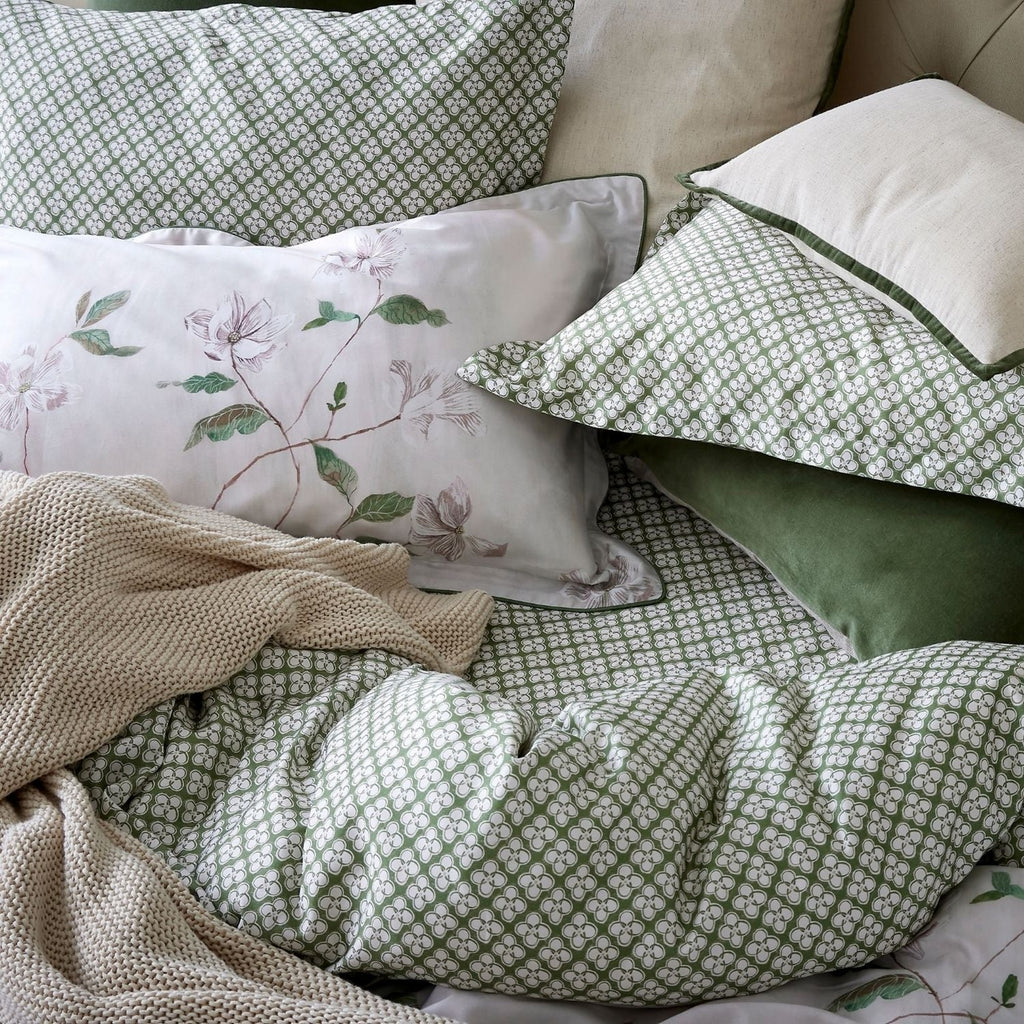 Magnolia Duvet Cover Sets in Olive