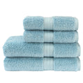 Renaissance Egyptian Cotton Bath Towels Collection in Soft Chambray Blue