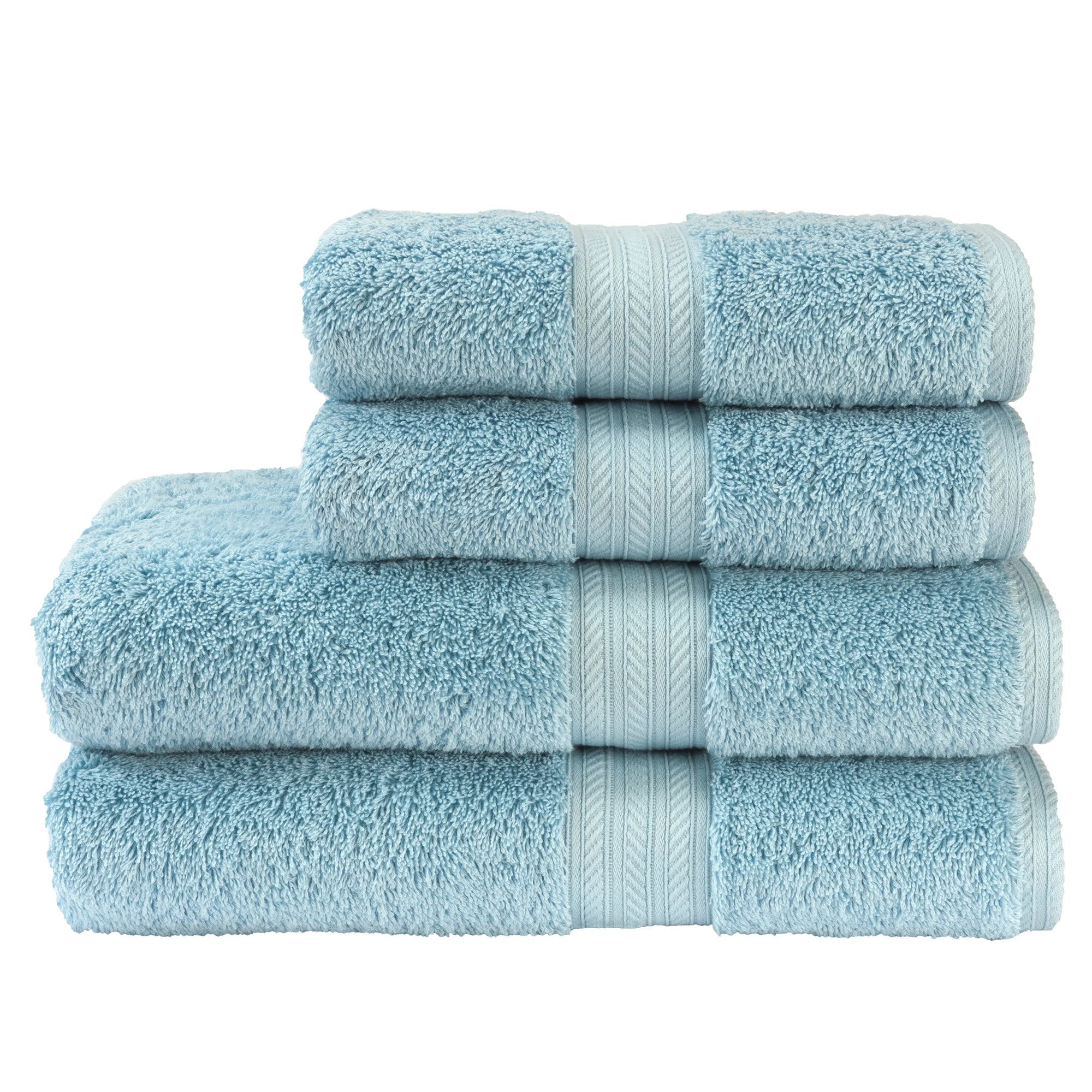 Christy "Renaissance" Egyptian Cotton Bath Towels Collection in Soft Chambray Blue