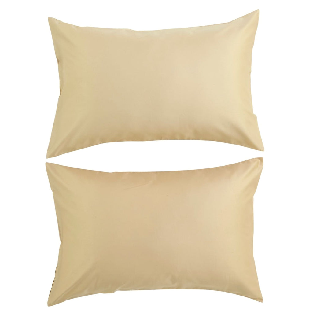 400 TC Sateen Plain Dyed Sheets in Colour Soft Gold