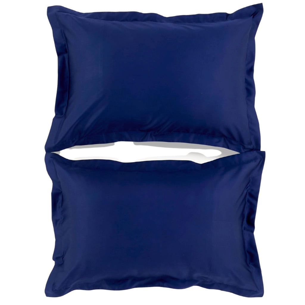 400 TC Sateen Plain Dyed Sheets in Navy