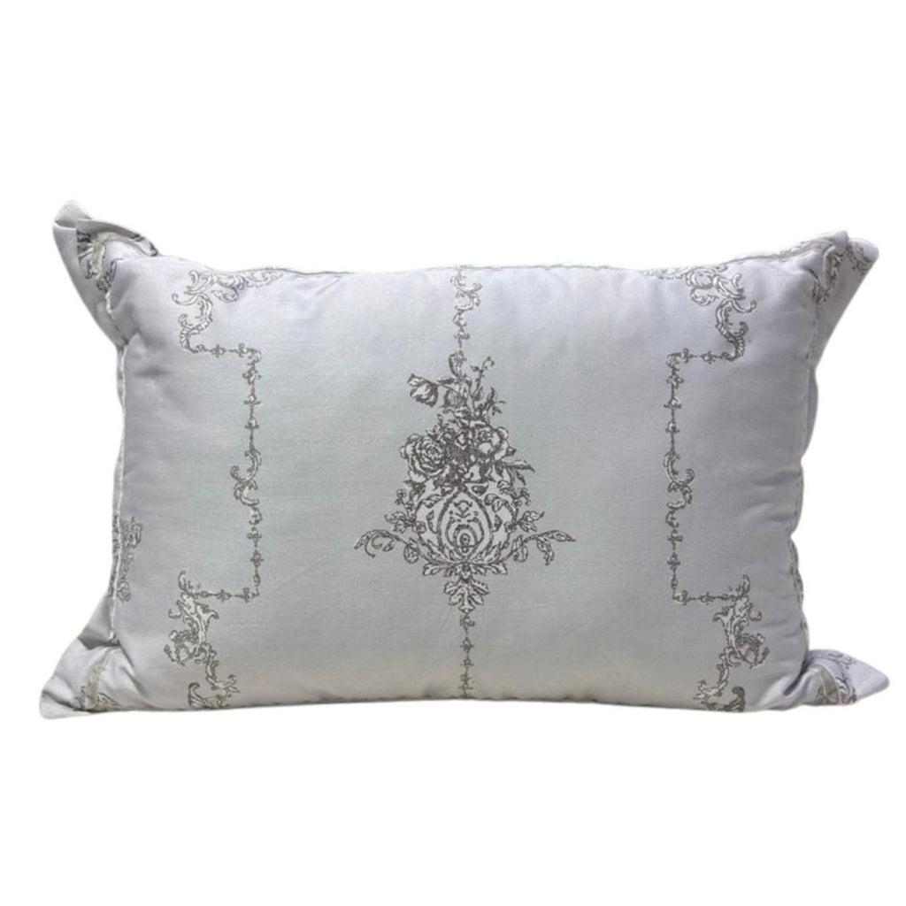 Ambroise Oyster Filled Cushion in Cream/Silver