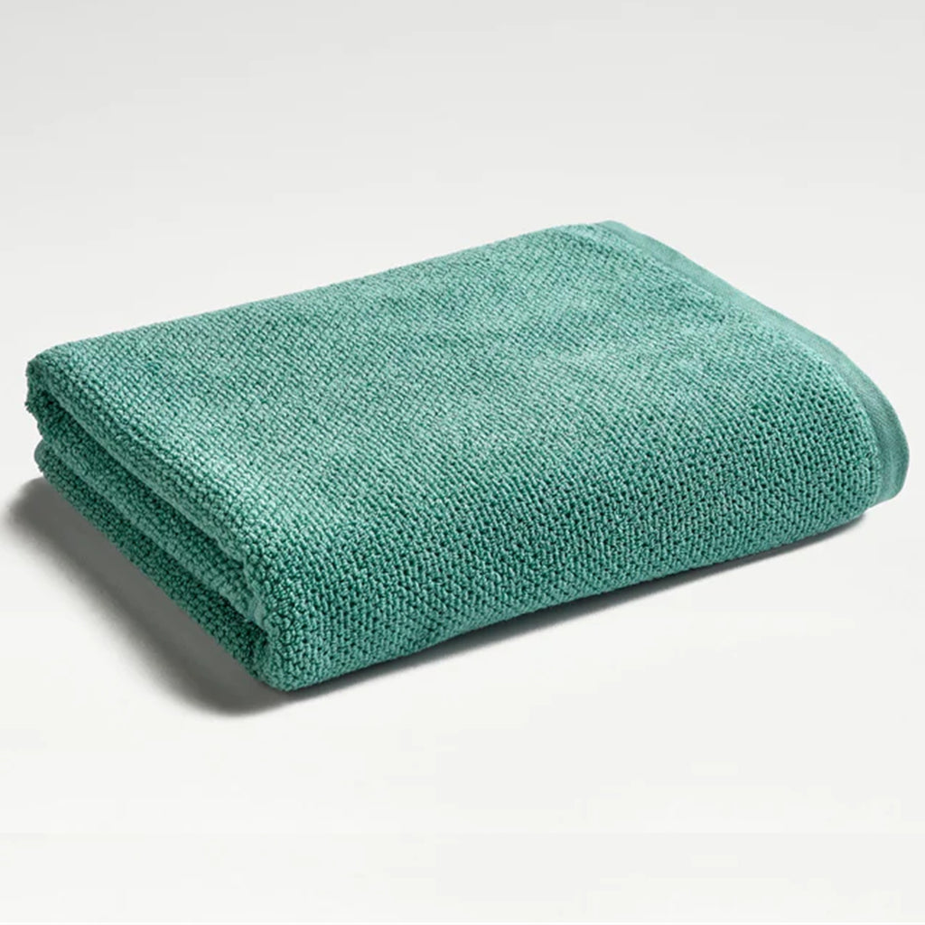Brixton Bath Towels Collection in Mineral Green