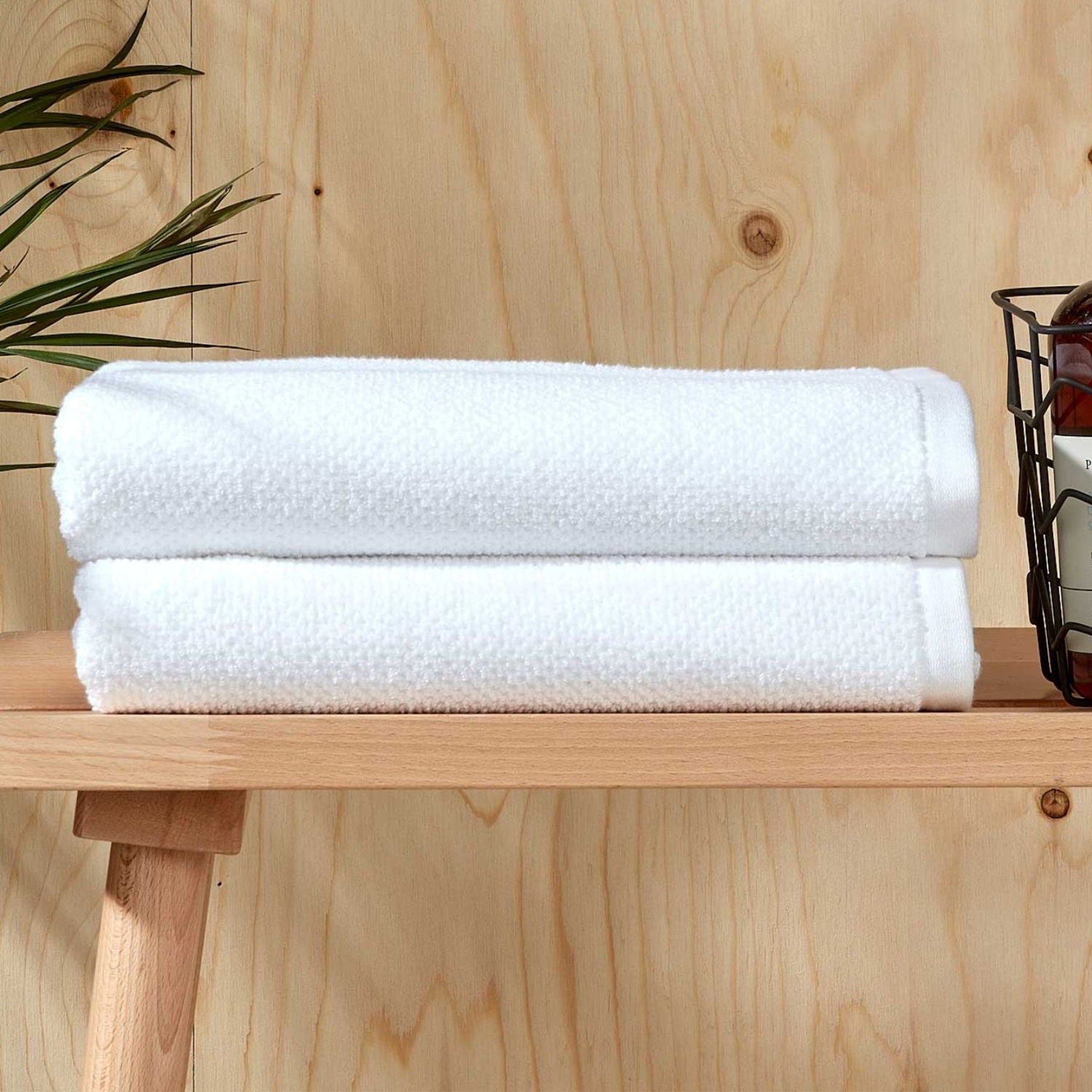 Brixton Towel Collection in White