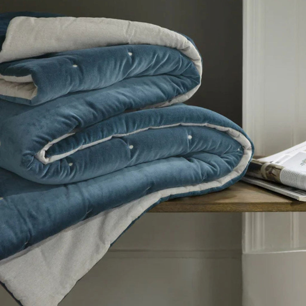 Jaipur Throw in Ink Blue