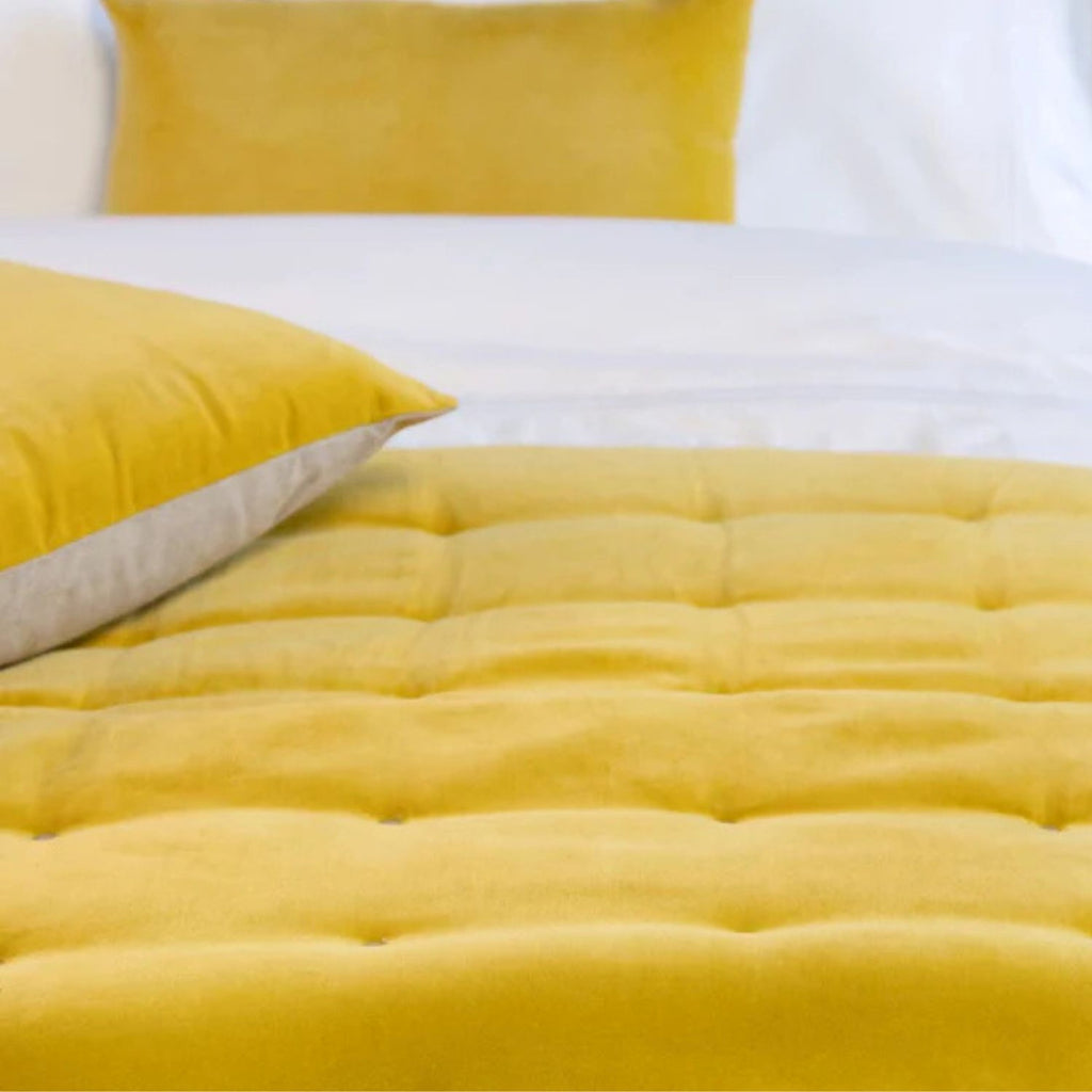 Jaipur Throws in Turmeric Gold