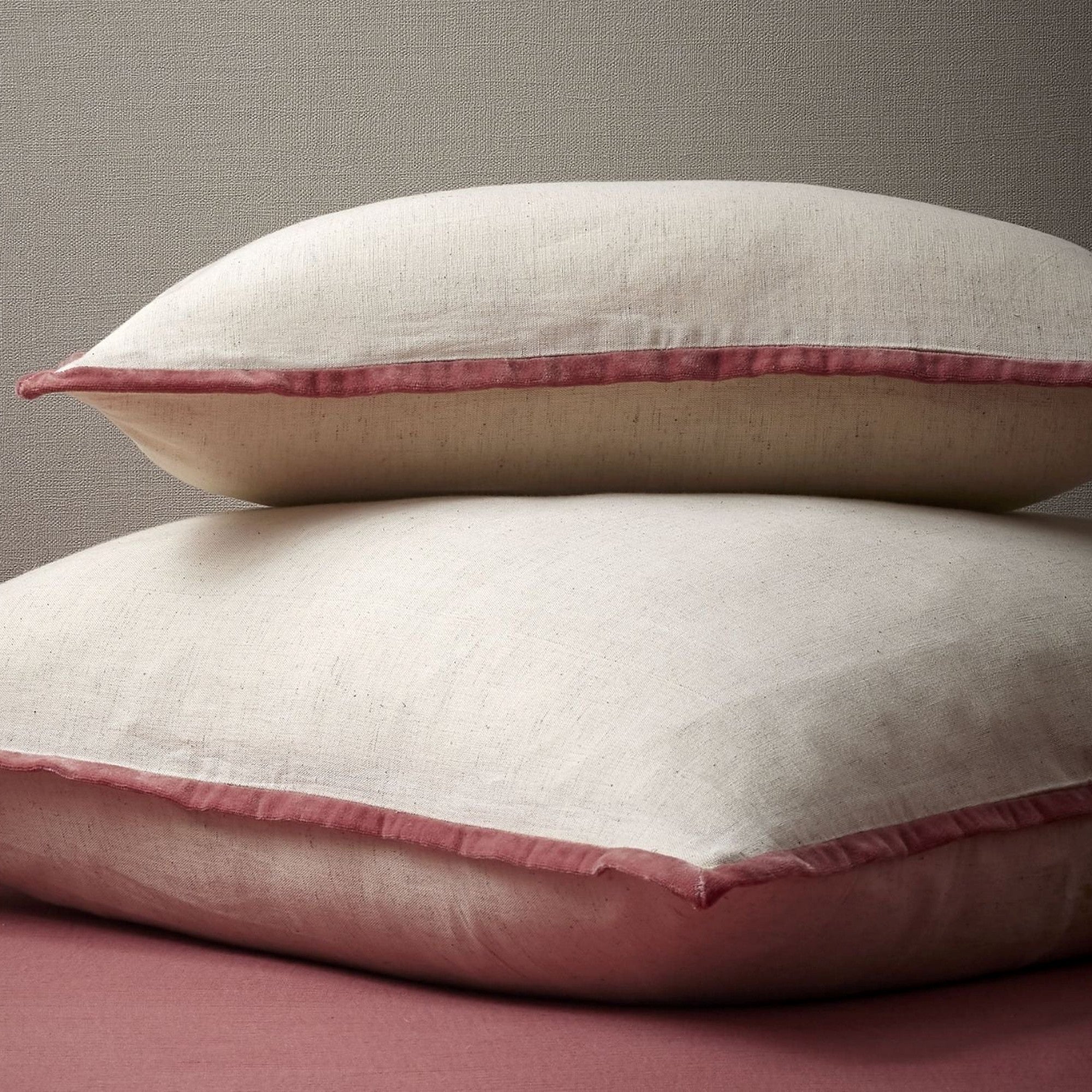 Jaipur Trim Cushions in Garnet